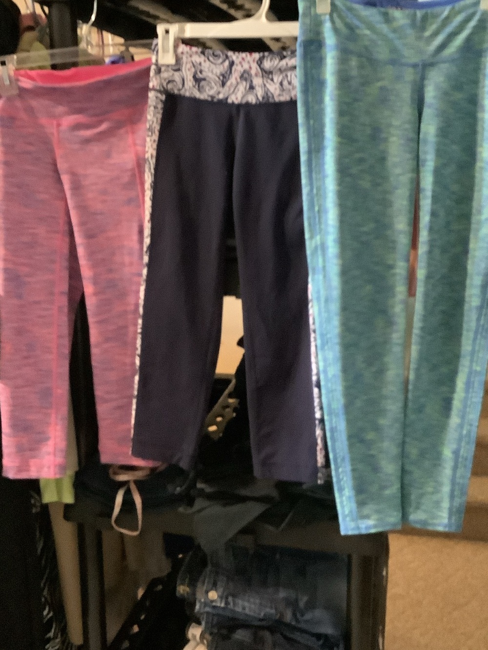 Lilly Pulitzer Three-Pack Leggings in Pink, Navy & Teal